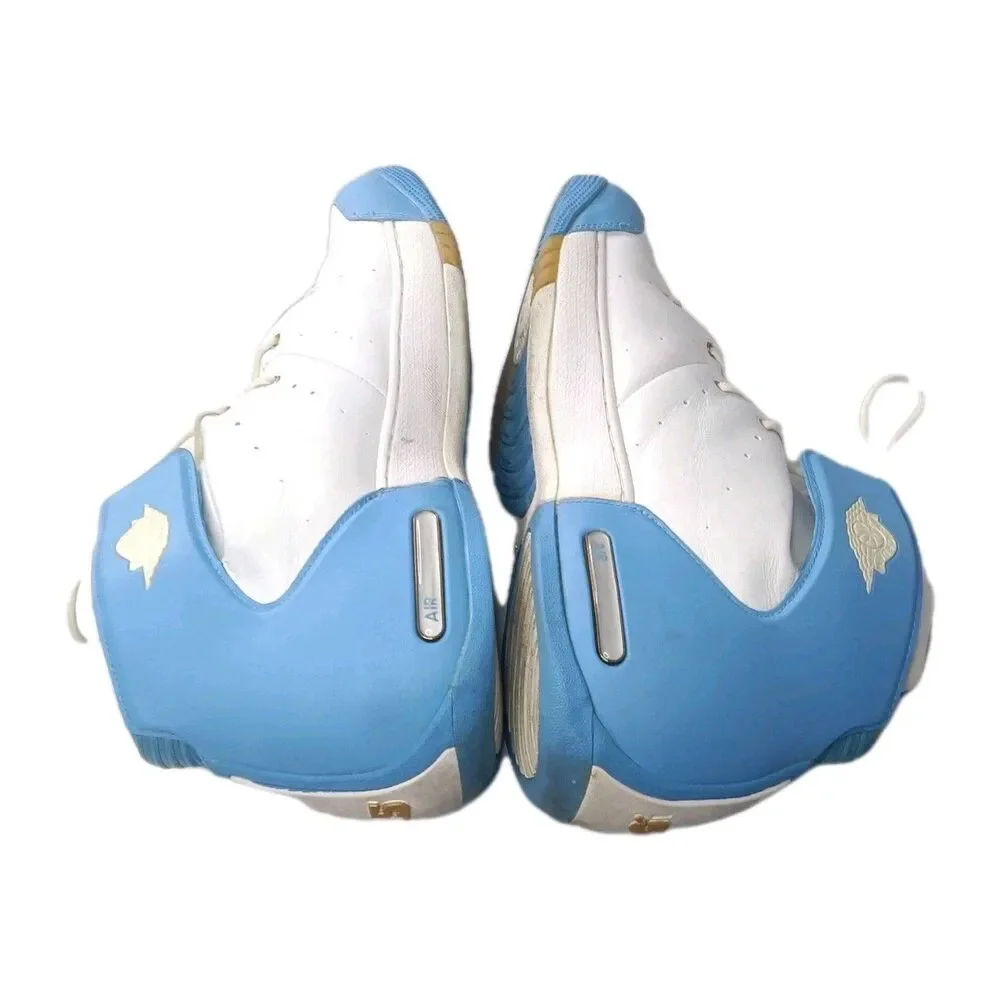 Nike Air Jordan Carmelo 1.5 OG White University Blue Gold Men's Size 11 Shoes